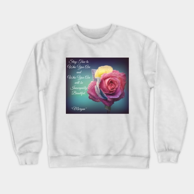 True Beauty Crewneck Sweatshirt by Visually Lyrical